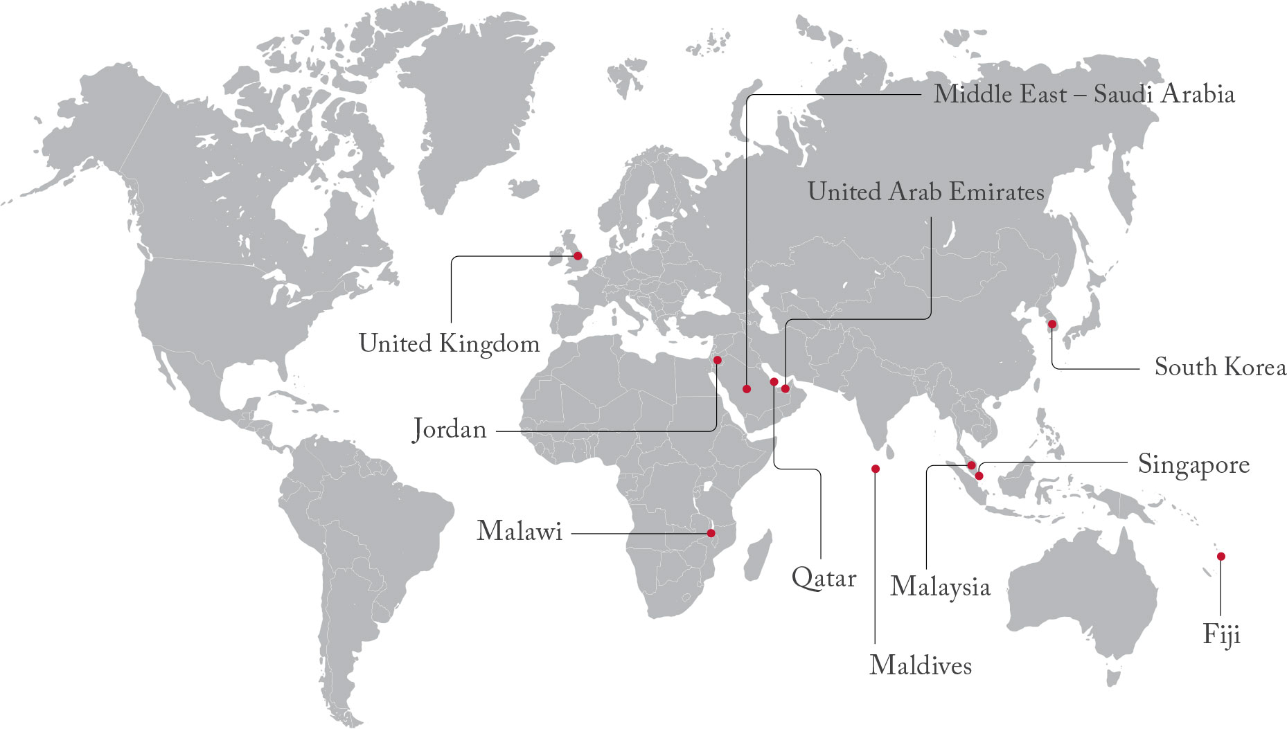 Global market map